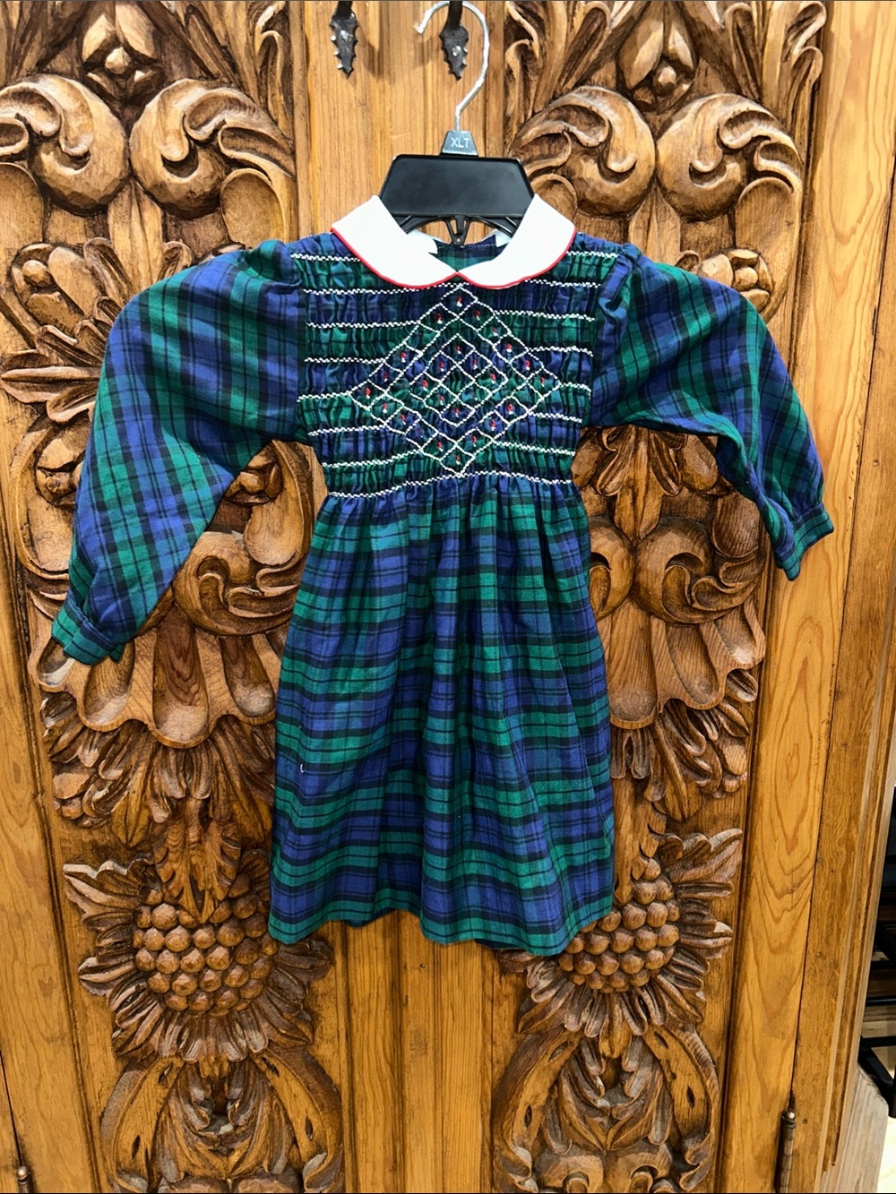 Vintage Polly Flinders size 4 smocked dress